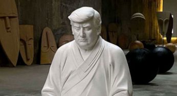 В Китае создали статуэтку Трампа в образе Будды (ФОТО)