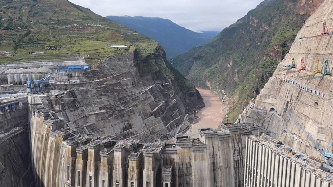 World's Second Largest Hydropower Station Under Construction In SW China