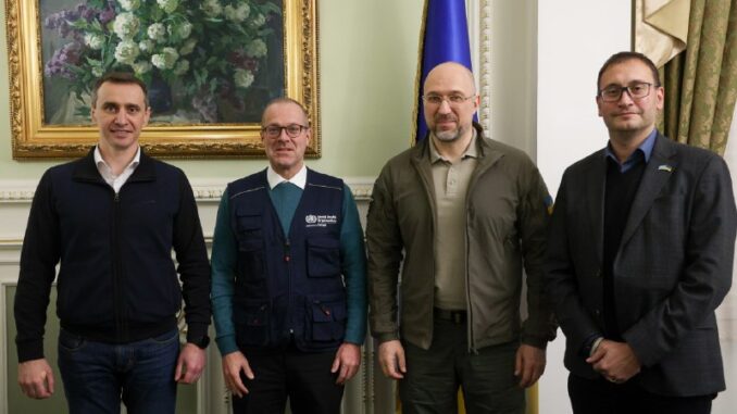 Потреби та виклики української медицини: Шмигаль провів зустріч з директором Європейського бюро ВООЗ
