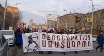 В Армении протестуют против размещения российских военных