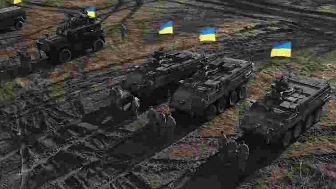 Резников провел тест-драйв бронетехники Cougar и Stryker (ВИДЕО)