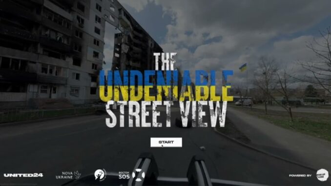 В Україні створили сайт, де можна здійснити віртуальні прогулянки розбомбленими містами