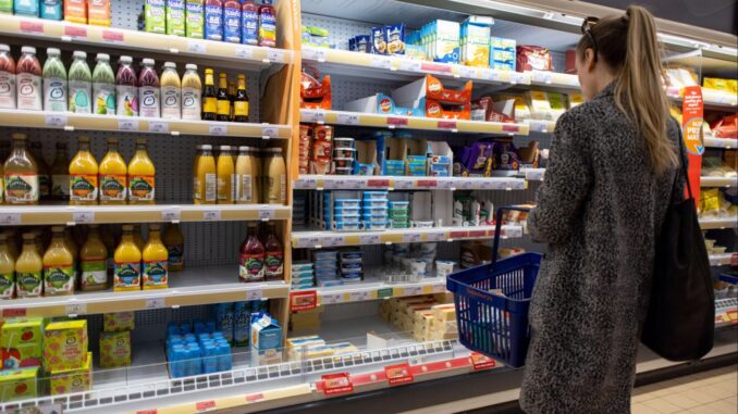 У Британії стрімко зростають ціни на продукти харчування
