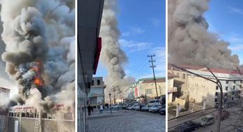 Росія знову палає: у Дагестані масштабна пожежа охопила ЦУМ, відео вражають