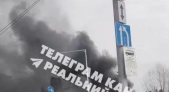 У Києві спалахнула пожежа – ймовірно, горить кіностудія Довженка