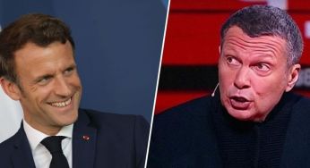 Пропагандист Соловйов пригрозив Макрону взяти Париж і викинути його “жаб’ячий зад” на смітник історії