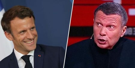 Пропагандист Соловйов пригрозив Макрону взяти Париж і викинути його “жаб’ячий зад” на смітник історії