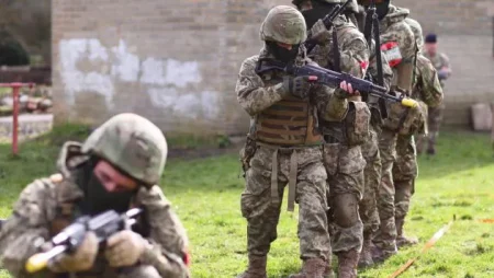 In the General Staff of the Armed Forces of Ukraine showed the training of Ukrainian military in Britain зсу