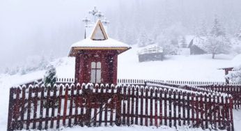 Карпати посеред квітня засипало снігом, а на вихідні майже по всій Україні заморозки