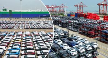 Вже нема, де зберігати: європейські порти забиті електромобілями з Китаю