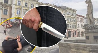 Забіг з ножем та хотів пограбувати ресторан: у центрі Львова затримали озброєного чоловіка