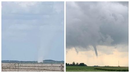 Смерч пронісся у західних областях України: мережею ширяться відео природного явища