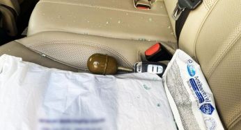 На Рівненщині чоловік розбив скло в елітній автівці підприємця та кинув гранату