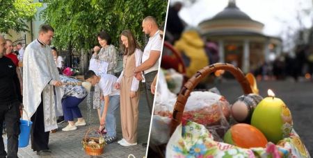 Великдень-2024: українці з кошиками по всій Україні масово стоять в чергах до храмів