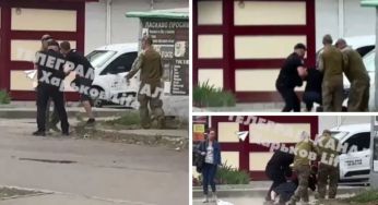 Мобілізація в Україні: у Харкові чоловіка викрали і силою запакували у бус – відео