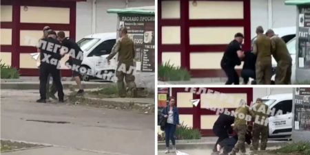 Мобілізація в Україні: у Харкові чоловіка викрали і силою запакували у бус – відео