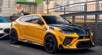 У Києві помітили надпотужний кросовер Lamborghini з яскравим тюнінгом (фото)