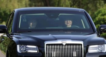 Лімузин за $300 тисяч і сервіз: Путін та Кім Чен Ин обмінялись цінними подарунками (відео)