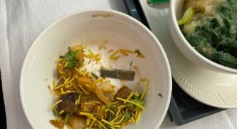 Журналіст вкусив лезо під час їжі в літаку – фото, подробиці