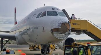 Град вщент розтрощив частину пасажирського лайнера: деталі НП (фото)