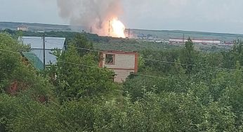 Вогонь можна побачити за багато кілометрів: під Саратовим в РФ вибухнуло газосховище