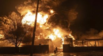 Росію атакували понад 100 дронів: вибухи гриміли на аеродромі та нафтових об’єктах