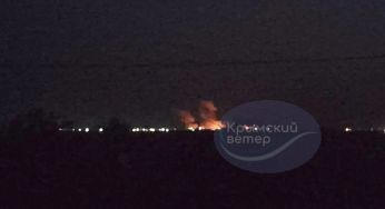 Горів центр космічного зв’язку: БпЛА та ракети атакували об’єкти РФ в Криму