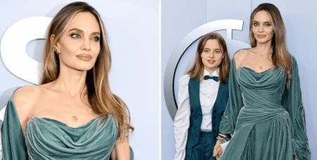 Під час церемонії нагородження Анджеліна Джолі засвітила в декольте нове татуювання