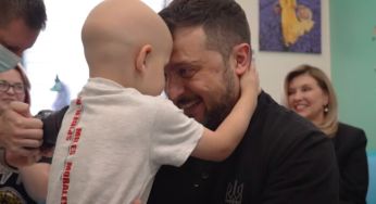 Зеленський і перша леді відвідали «Охматдит»: зворушливі фото й відео