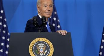 Байден знову заплутався: назвав віцепрезидентку Гарріс “Трампом”