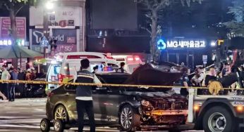 9 загиблих і шість поранених: у центрі Сеула автомобіль в’їхав у натовп (відео)