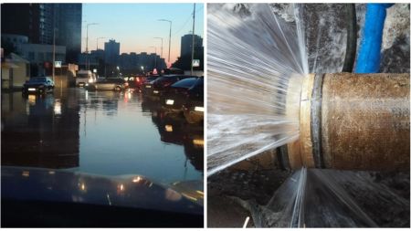 Аварійні труби кошмарять киян: масштабний прорив стався на Лівому березі (фото, відео)