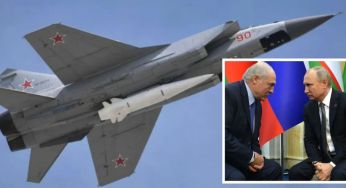 У Білорусі вперше за півтора роки приземлився носій Кинджалів МіГ-31К