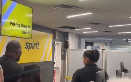 Дика тварина стрибнула зі стелі аеропорту і погналася за наляканими туристами: хто це був (відео)