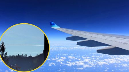 Над Буковелем помітили дивний літак: фото викликали обговорення у мережі