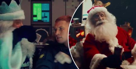 Російські пропагандисти зняли відео, як ППО вбиває Санта-Клауса у повітрі