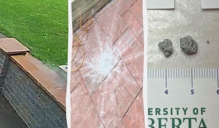 У Канаді метеорит потрапив на камеру, впавши просто біля вхідних дверей