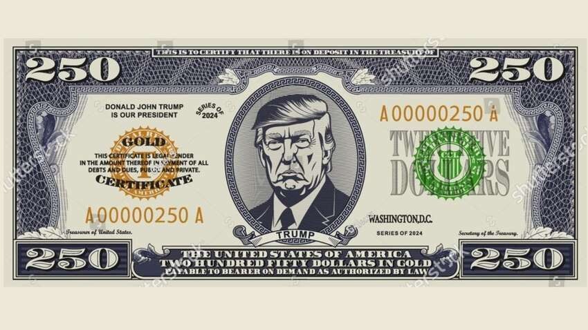 У США запропонували випустити 250 доларів з зображенням Трампа