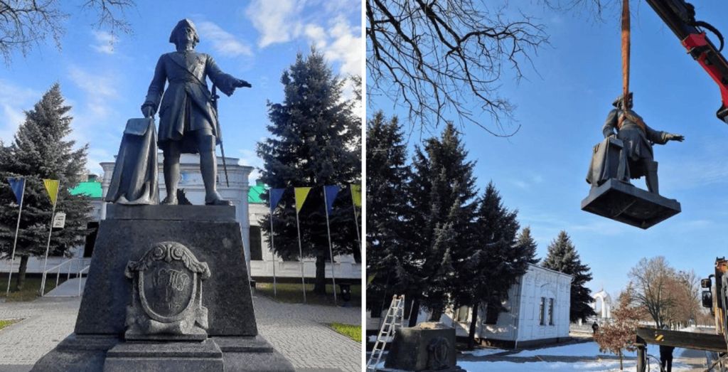 Петро Перший з Полтави пішов за російським військовим кораблем