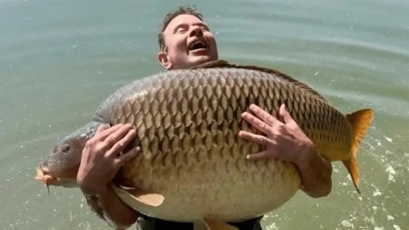 Чоловік спіймав найбільшого коропа у світі: але потім розчарувався