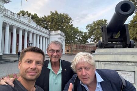 Колишній прем’єр Британії вперше приїхав до Одеси