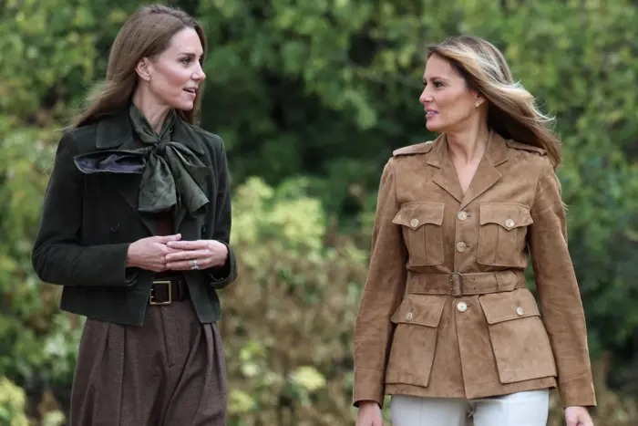 Меланія Трамп зустрілася з Кейт Міддлтон перед завершенням візиту до Британії