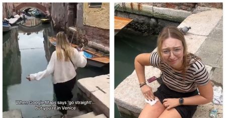 Туристка впала в канал у Венеції через Google Maps: курйозне відео