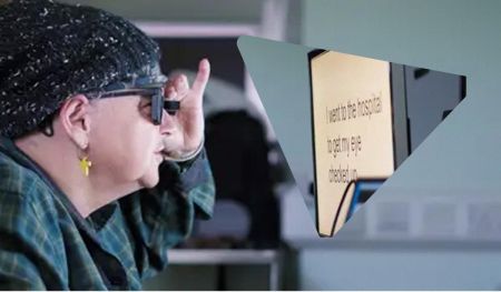 Науковці створили очний імплант з ШІ, який дозволяє читати сліпим