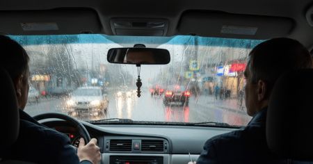 Як безпечно кермувати авто під дощем: головні поради водіям у негоду
