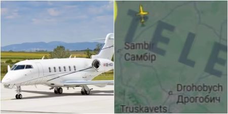 VIP-літак «помітили» над Україною. Де він пролетів і куди тримав курс