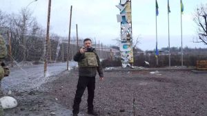 Зеленський приїхав до Куп’янська, який «окупував» Путін