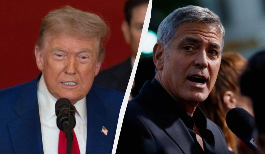 Трам публічно поскандалив з Джорджем Клуні