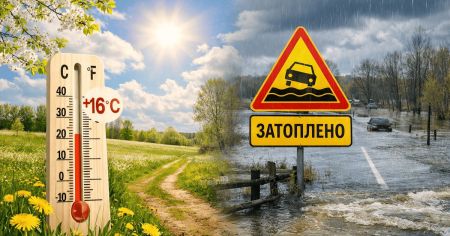 Перший подих квітня: дощі, температурні контрасти та прогноз на Вербну неділю
