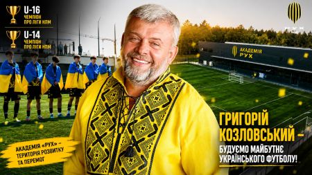 Hryhoriy Kozlovskyy - founder and ideological inspirer of FC “Ruh”
